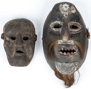 4 Himalayan Shaman Masks