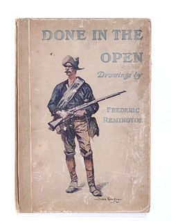 1903 Frederic Remington "Done In The Open"