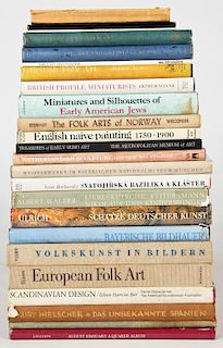 Assortment of 21+ European Folk Art Reference Books