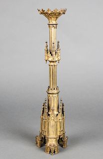 French Gothic Church Altar Candlestick