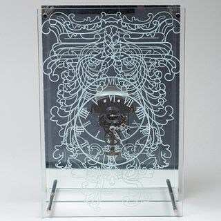 Yee Ling Wan Glass and Mirror FantÃ´me Ghost Clock