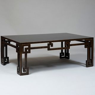 Dessin Fournir Chinese Style Black Lacquer Low Table