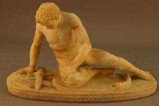 Antique Alabaster "The Dying Gaul"