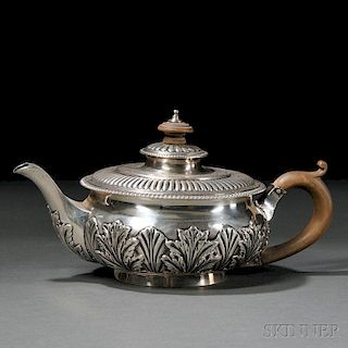 Regency Sterling Silver Teapot