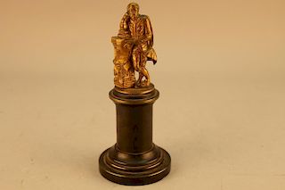 19th C. Bronze Shakespeare Figure