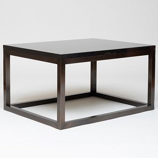 Contemporary Bronze and Marble Table