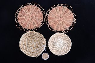 Hopi "Yucca Sifter" Basket Collection c. 1940's