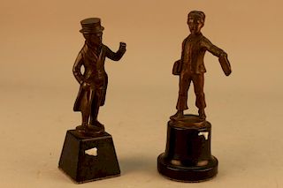 Lot of (2)19th Century Figural Bronzes