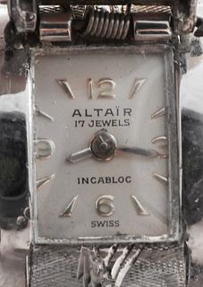 Ladies 14K Gold Altair 17j Incabloc Wrist Watch 