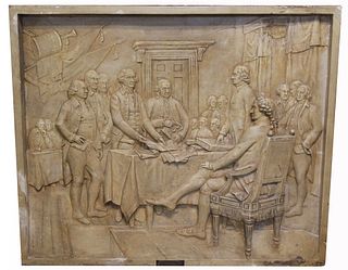 Large Relief of the Declaration of Independence