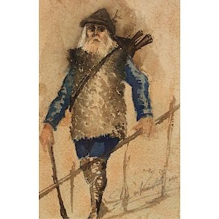 Giuseppe de Nittis  (1846 - 1884) Watercolor