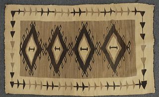 Navajo TWO GREY HILLS Weaving Rug 