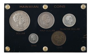 Hawaiian Kingdom Type Coin Set HAWAII