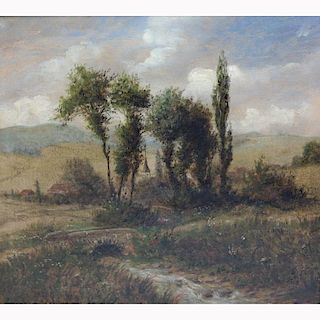 Signed 19th Century American Landscape
