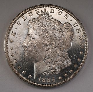 1885 CC US Morgan PL Silver Dollar $1