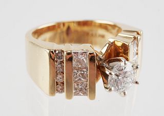 14K Dana Augustine Diamond Ring