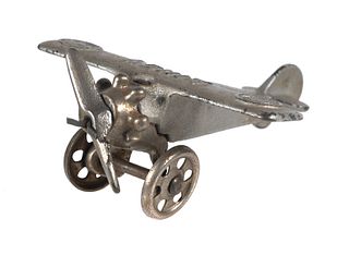 Lindy Cast Iron Toy Airplane 