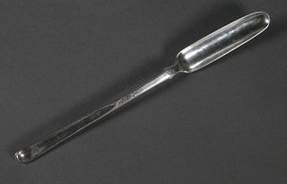 Antique English Sterling Marrow Scoop Spoon 