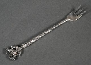 Tiffany & Co. Sterling Ornate Hors d'oeuvres Fork
