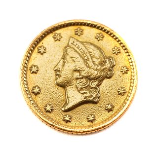 1849 US Liberty Gold Dollar $1 Coin