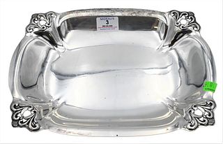 Royal Danish Sterling Silver Tray, 12 1/2 x 9 1/2 inches, 26.1 t.oz.