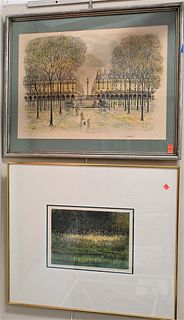 Four Piece Lot, to include watercolor on paper; still life with flowers, signed indistinctly and dated 2003 upper right; Ernest Garthwaite (American, 