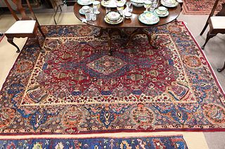 Oriental Carpet, having birds and urns, late 20th century, 8' x 11' 3".