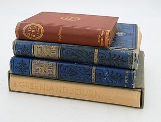 Group of Four Books, to include two copies of The Adventures of Tom Sawyer, 1875; Little Women by L.M.Alcott; along with Greenland Journal by Kent, Pr