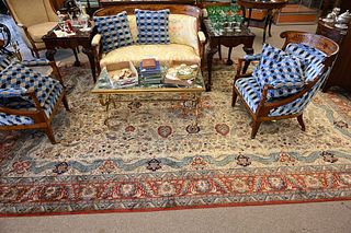Oriental Carpet with Animals, 9' x 13' 3".