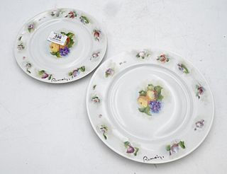 34 Piece Set of French Limoges Galerie Urban Paris Plates, by Renoir, edition 18/100.