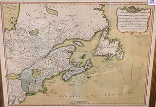 Laurie and Whittle (British, 1794 - 1840), "A New and Correct Map of The British Colonies in North America Comprehending Eastern Canada...", engraving