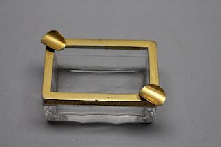 Gilt Bronze/Glass French Open Box
