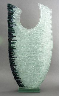 Gundi Viviani Finch Studio Art Glass Sculpture