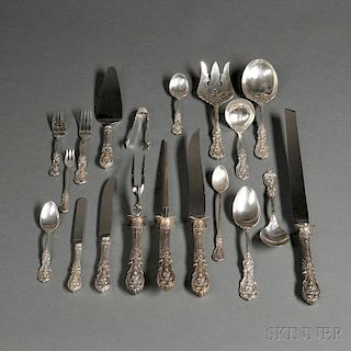 Reed & Barton Francis I   Pattern Sterling Silver Flatware Service