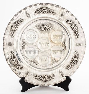 Silver Seder Plate