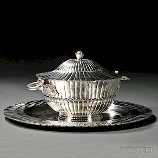 Mexican Sterling Silver Tureen and Undertray