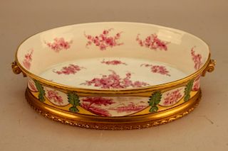 Signed 19th C. French Sevres Centerpiece