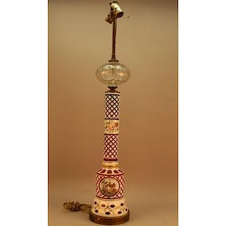 Antique Ruby Lamp
