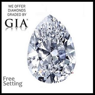 5.08 ct, H/IF, Pear cut GIA Graded Diamond. Appraised Value: $457,200 