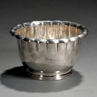 Tiffany & Co. Sterling Silver New York Yacht Club Trophy Bowl