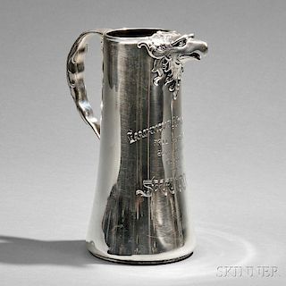 Whiting Sterling Silver Larchmont Yacht Club Trophy Pitcher