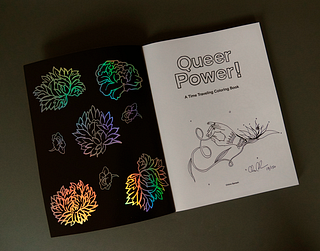 Chitra Ganesh, "Custom Queer Power Coloring Book"