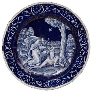 Limoges Enamel Hand Painted Plate