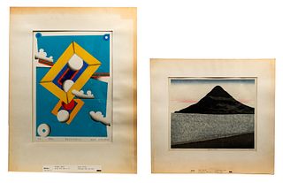 Japanese Kenji Kusaka and William Paden Woodblock Prints