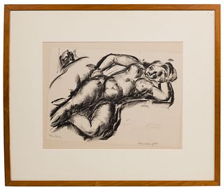 Ivan Albright (American, 1897-1983) 'In the Morning / The Slut' Lithograph