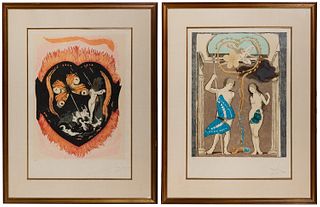 Salvador Dali (Spanish, 1904-1989) 'Triomphe de l'Amour' Lithograph Suite