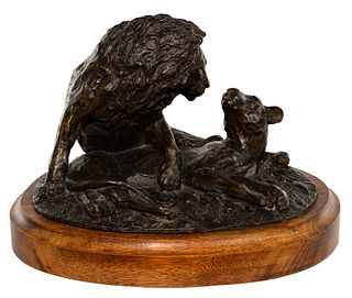 Melvin Johansen (American, 1915-2015) 'Amore' Bronze Sculpture