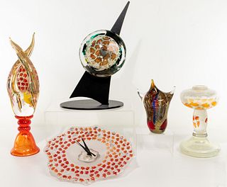Carol Ott (American, 20th Century) Art Glass