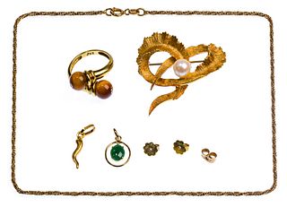 18k Yellow Gold Jewelry Assortment