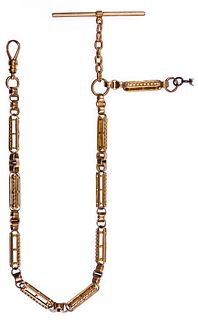 Gold Pocket Watch Chain